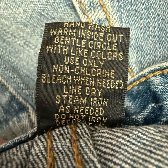 Rockawear Blue Flare Jeans Studded Legs and Zebra Cuffs Women’s Size 11 - Picture 6 of 8